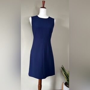 Diane Von Furstenberg Carrie Sheath Dress Navy Size 10